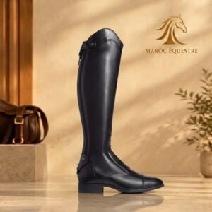 b2 (7) Bottes Équestres à Lacets Renforcées